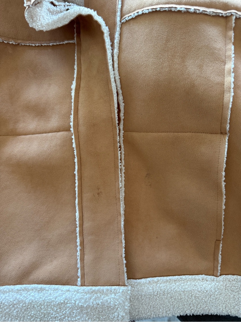 Marine Layer Tan Sherpa-Lined Jacket, Women’s Size Small - Picture 5 of 5